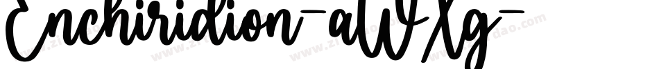 Enchiridion-aWXg字体转换
