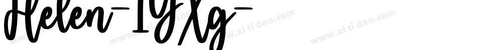 Helen-1YXg字体转换