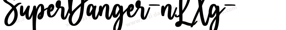 SuperDanger-nLXg字体转换
