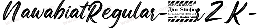 NawabiatRegular-9rZK字体转换