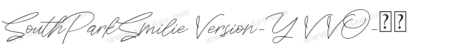 SouthParkSmilieVersion-YVVO字体转换