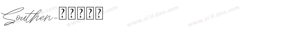 Southen字体转换