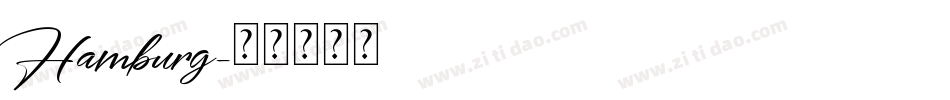 Hamburg字体转换