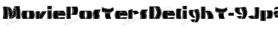 MoviePostersDelight-9Jp2字体转换
