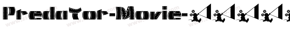 Predator-Movie字体转换