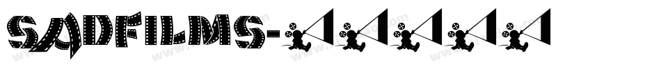 SADFILMS字体转换