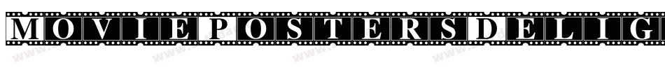 MoviePostersDelight-9Jp2字体转换
