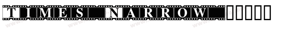 Times-Narrow字体转换