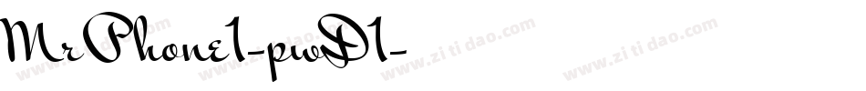MrPhone1-pwD1字体转换