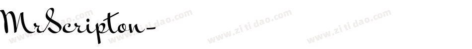 MrScripton字体转换