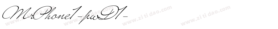 MrPhone1-pwD1字体转换
