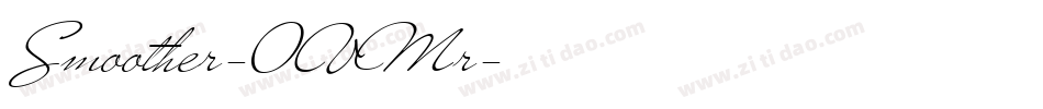 Smoother-0VMr字体转换