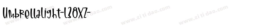 UmbrellaLight-L38XZ字体转换