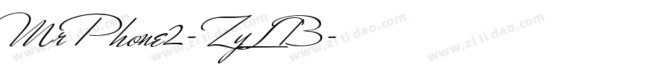 MrPhone2-ZyLB字体转换