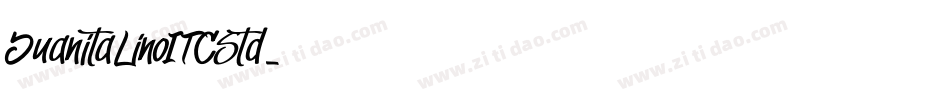 JuanitaLinoITCStd字体转换