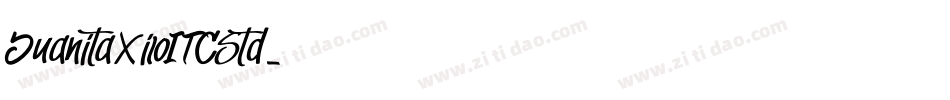 JuanitaXiloITCStd字体转换