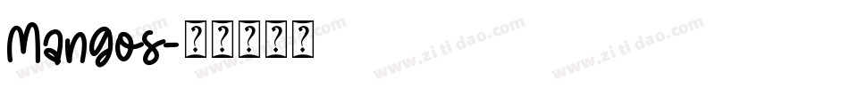 Mangos字体转换