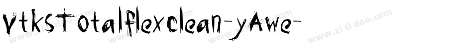 VtksTotalflexclean-yAwe字体转换