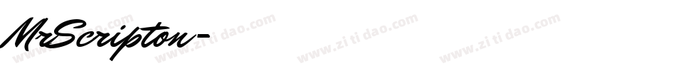 MrScripton字体转换