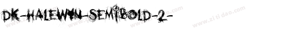 DK-Halewyn-SemiBold-2字体转换