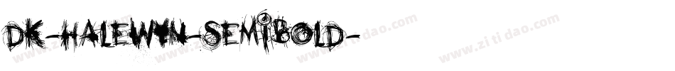 DK-Halewyn-SemiBold字体转换