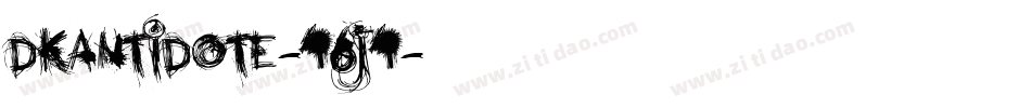 DkAntidote-46j4字体转换