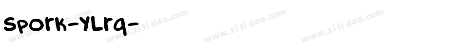 Spork-YLrq字体转换