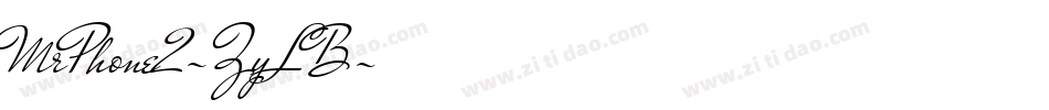 MrPhone2-ZyLB字体转换