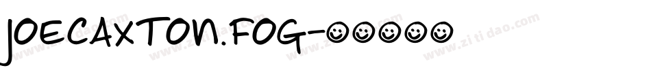 JoeCaxton.fog字体转换