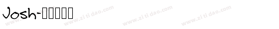 Josh字体转换