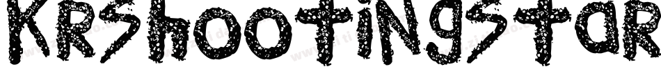KrShootingStarLeft-eKKe字体转换