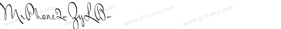 MrPhone2-ZyLB字体转换