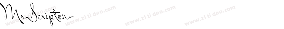 MrScripton字体转换