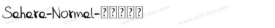 Sahara-Normal字体转换