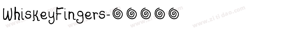 WhiskeyFingers字体转换