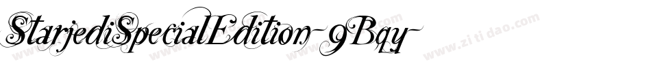 StarjediSpecialEdition-9Bqy字体转换