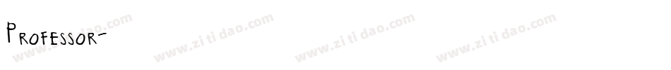 Professor字体转换