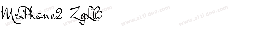 MrPhone2-ZyLB字体转换