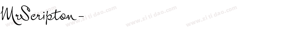 MrScripton字体转换