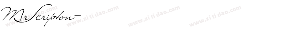 MrScripton字体转换
