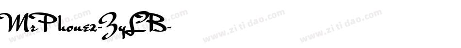 MrPhone2-ZyLB字体转换
