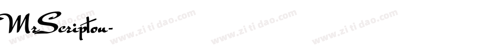 MrScripton字体转换