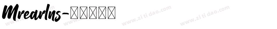 Mrearlns字体转换
