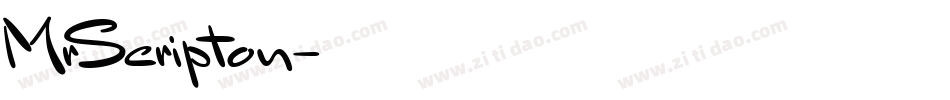 MrScripton字体转换