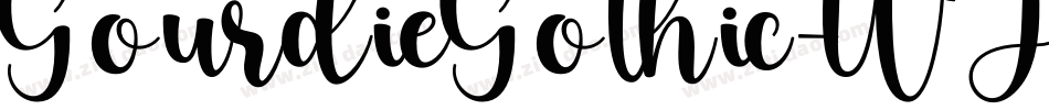 GourdieGothic-WJ8n字体转换