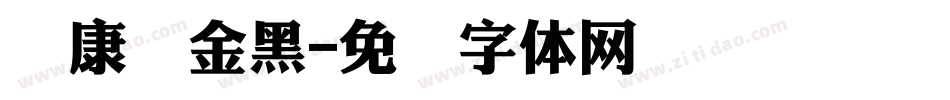 华康俪金黑字体转换