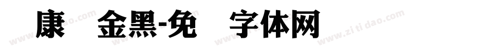 华康俪金黑字体转换