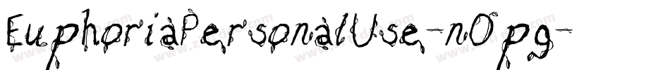 EuphoriaPersonalUse-nOpg字体转换