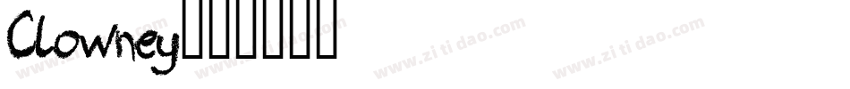 Clowney字体转换