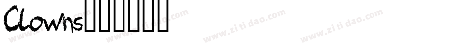 Clowns字体转换